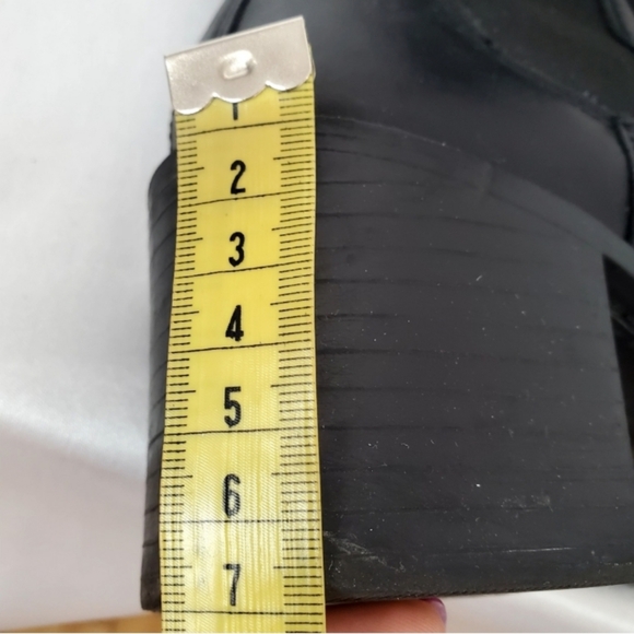 Zara Geometric Heel Pointed Ankle Boot Black - Picture 15 of 15